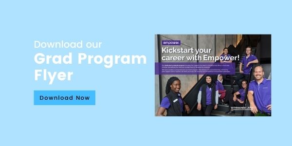Empower's grad program flyer - download