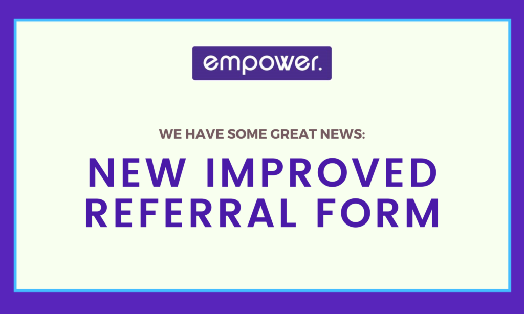 Website New improved referral form