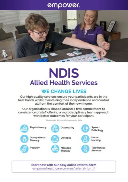 Empower NDIS flyer