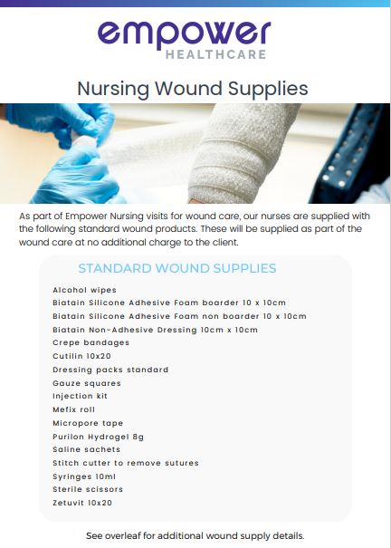 Capture Nursing Wound flyer