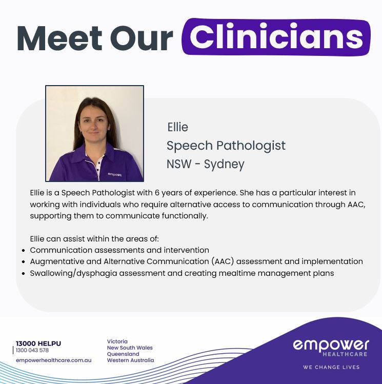 NSW Speech Pathologist Ellie