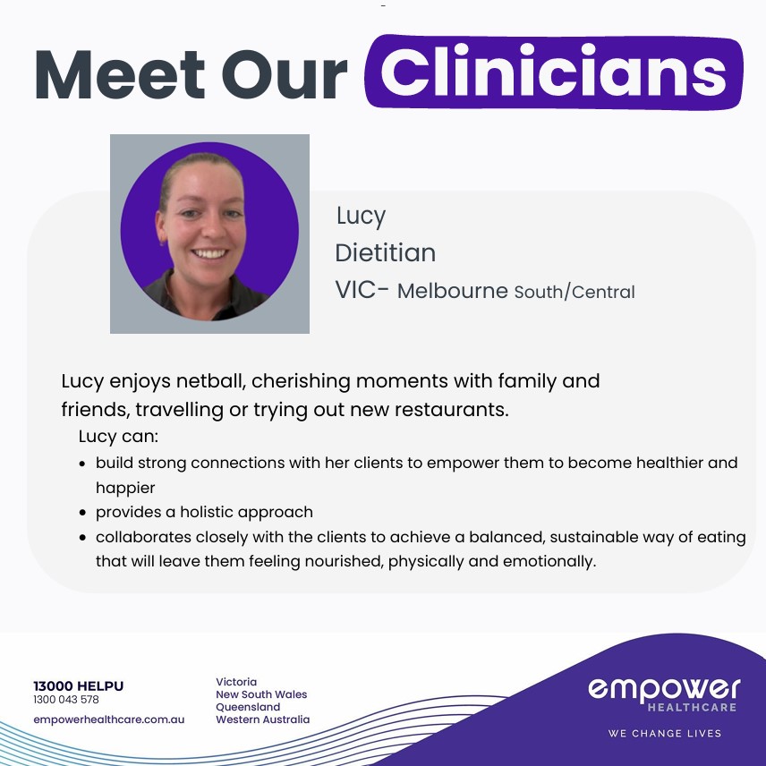 VIC Dietitian Lucy